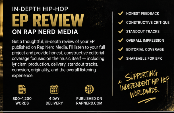 In-Depth Hip-Hop written EP Review on Rap Nerd Media